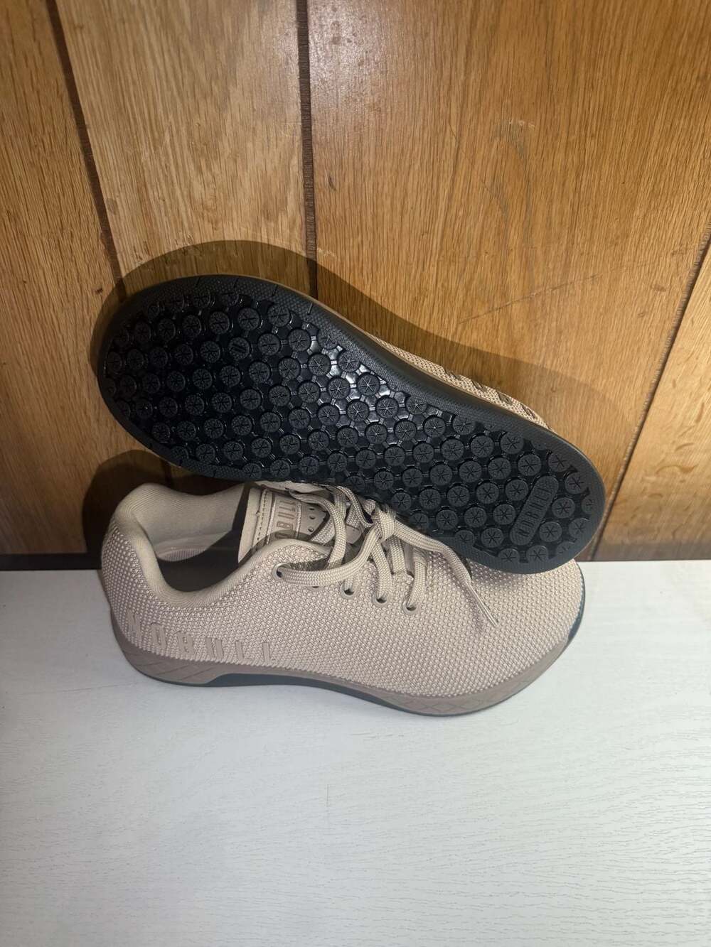 NoBull Trainer Men's 7.5 / Women's 9 Beige Cross Training Shoes